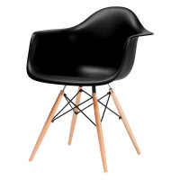 2er Set Classic Arm Chair Wood
