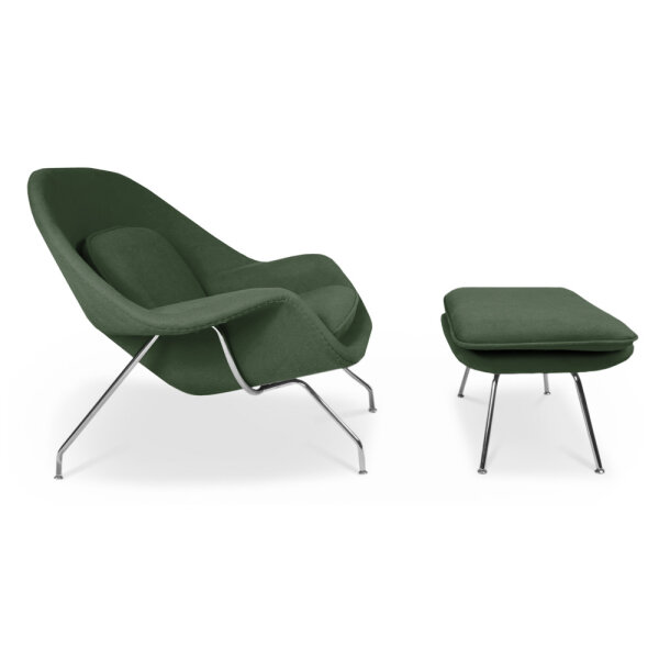 Belly Sessel mit Ottoman