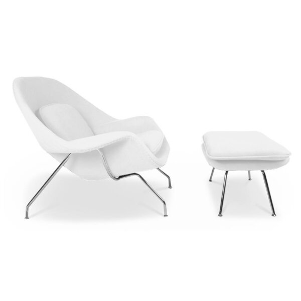Belly Sessel mit Ottoman