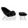 Belly Sessel mit Ottoman
