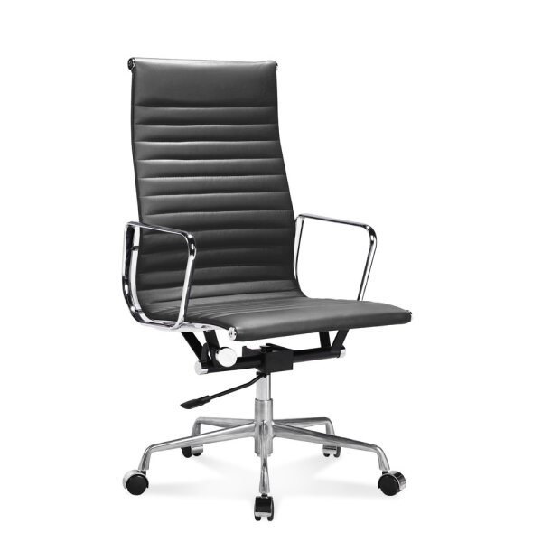Hoher Bürostuhl gerippt