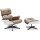 Lounge Sessel mit Ottoman
