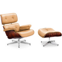 Lounge Sessel mit Ottoman