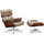 Lounge Sessel mit Ottoman