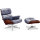 Lounge Sessel mit Ottoman