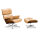 Lounge Sessel mit Ottoman