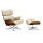 Lounge Sessel mit Ottoman