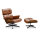 Lounge Sessel mit Ottoman