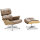 Lounge Sessel mit Ottoman