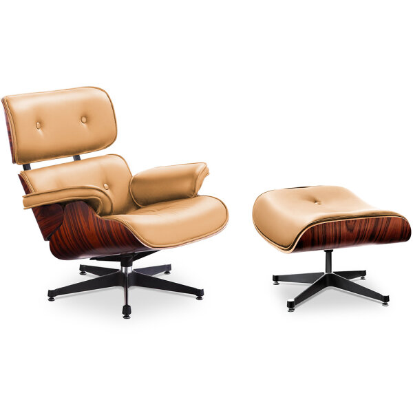Lounge Sessel mit Ottoman
