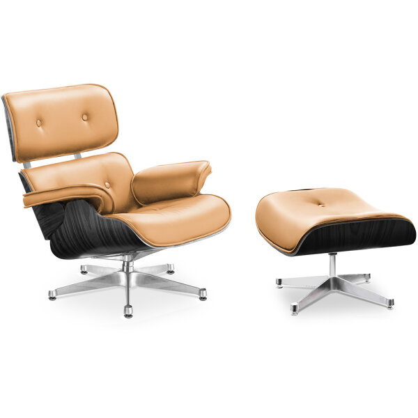 Lounge Sessel mit Ottoman