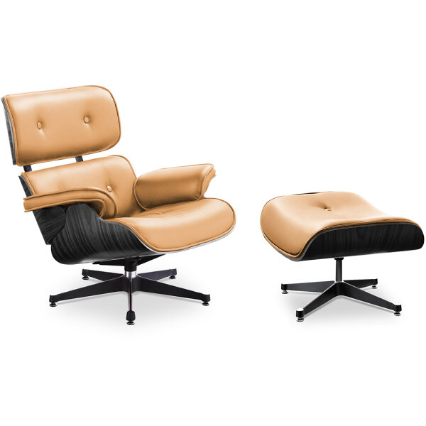 Lounge Sessel mit Ottoman