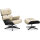 Lounge Sessel mit Ottoman