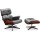 XL Lounge Sessel mit Ottoman