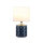 Mörkbla Tischlampe